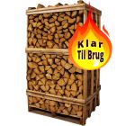 Tørt brænde af eg.